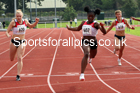 Women and Girls 100 metres, 2021 North Eastern Track and Field Champs., Middesbrough. Photo: David T. Hewitson/Sports for All Pics